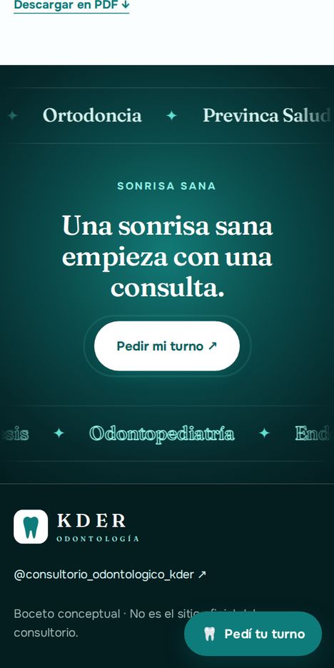 Cierre de la web